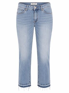Tribal Jeans Cropped Raw Hem Stretch Jeans Size 8